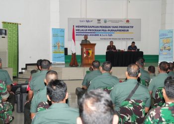 Sosialisasi Layanan Bank BJB Kepada Prajurit dan PNS Korem 084/BJ