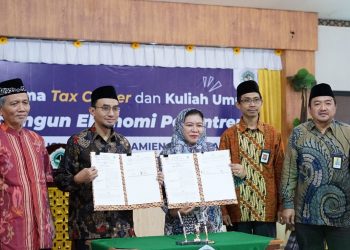 Kanwil DJP Jatim II Teken PKS Tax Center di Institut Dirosat Islamiyah Al Amien Sumenep