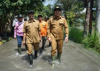 Wabup Subandi Sidak Banjir di Desa Sumorame Candi