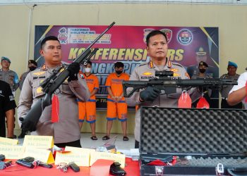 Polresta Sidoarjo Bongkar Sindikat Jual Beli Senpi Ilegal