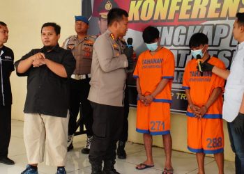 Polresta Sidoarjo Ungkap Kasus Pencurian Disertai Pembunuhan di Porong