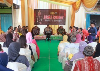 Warga Tarik Antusias Curhat Kamtibmas ke Kapolresta Sidoarjo