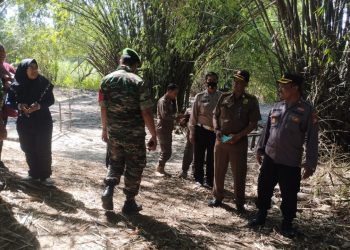 Aparat Gabungan Balongbendo Datangi Lokasi Sabung Ayam