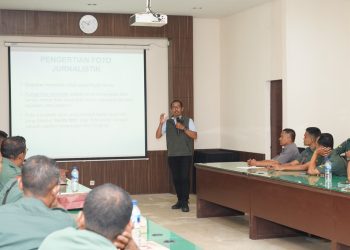 Gandeng PWI Sidoarjo, Korem 084/ Bhaskara Jaya Gelar Pelatihan Jurnalistik