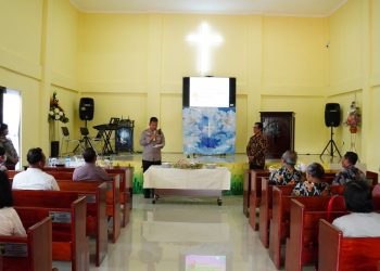 Kapolresta Resmikan Gereja Oikumene di Mapolresta Sidoarjo