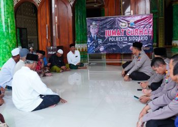 Kapolresta Sidoarjo Jumat Curhat di Masjid Sabilul Muttaqin