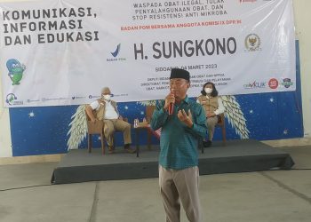 BPOM dan Anggota Komisi IX DPR RI H Sungkono Sosialisasi Waspada Obat Ilegal