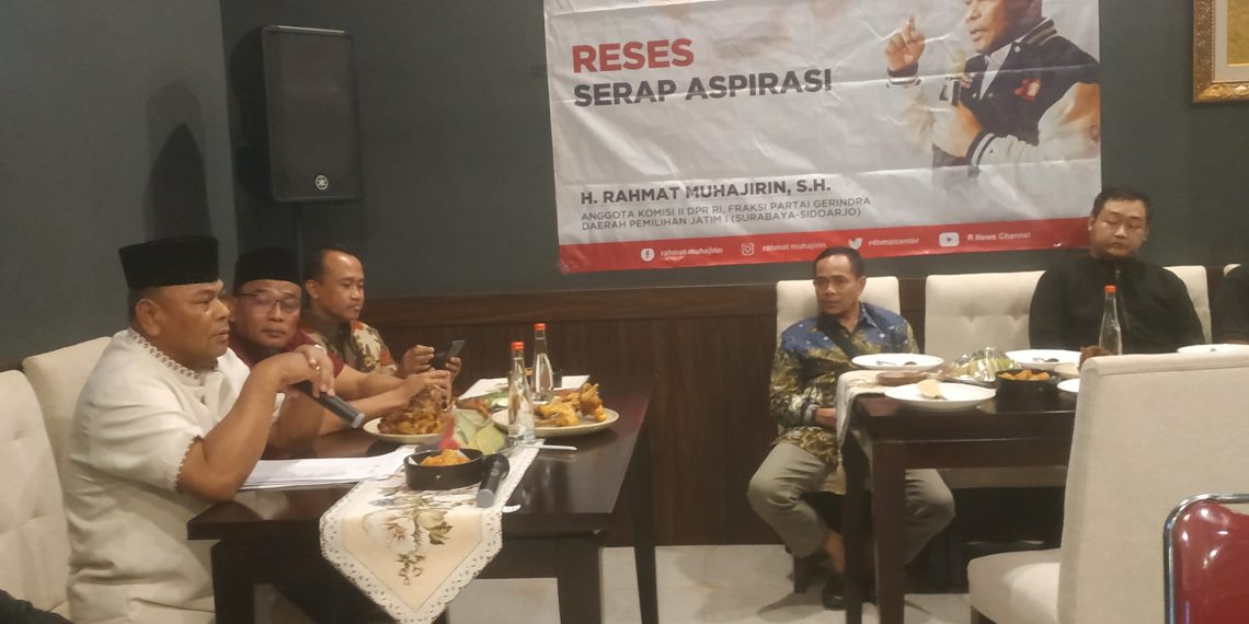 Ketemu HPP Sidoarjo, Rahmat Muhajirin Temukan Win-win Solution Masalah Pedagang Pasar Larangan