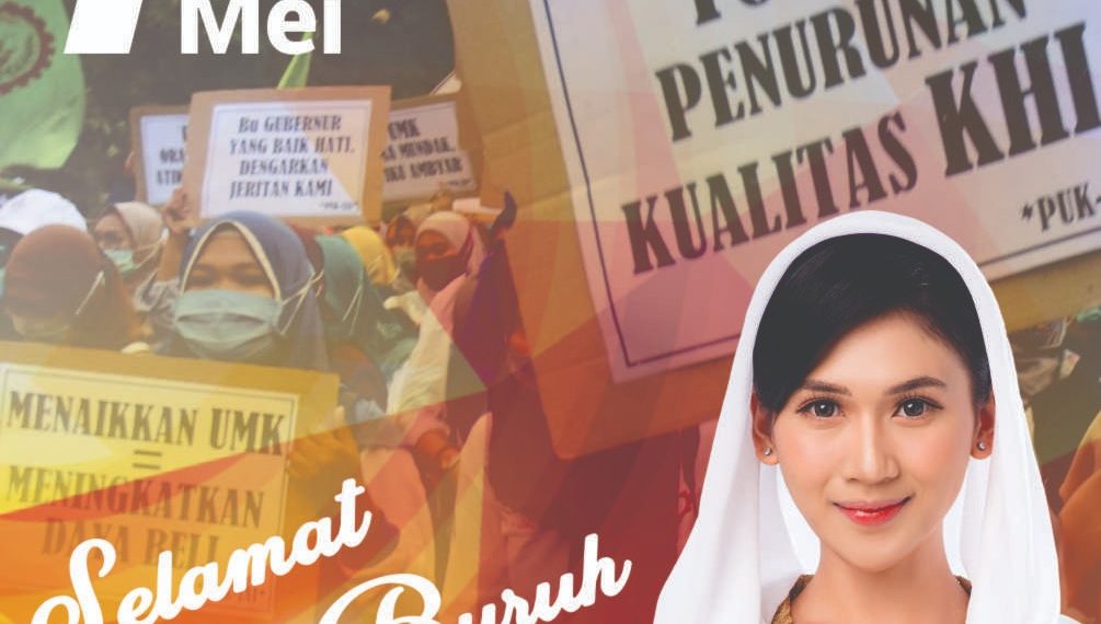 Anna “Cantik” Bacaleg Partai Gerindra DPRD Kabupaten Mojokerto Apresiasi Tinggi Hari Buruh Internasional 2023