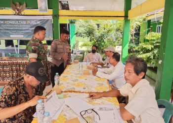 TNI Polri Bersinergi Amankan Giat Forum Konsultasi Publik