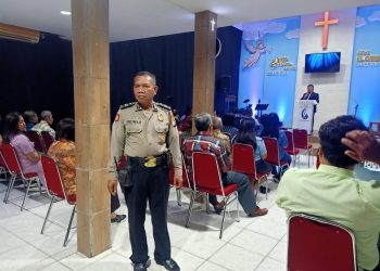 Polresta Sidoarjo Lakukan Pengamanan Ibadah Kenaikan Isa Almasih