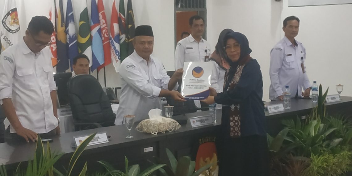 Nasdem Daftar KPU, Aditya Putra Kades Semampir Sedati Perkuat Nasdem Sidoarjo