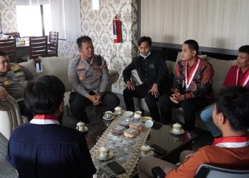 Bertemu GMNI, Kapolresta Sidoarjo Ajak Mahasiswa Sukseskan Pemilu 2024