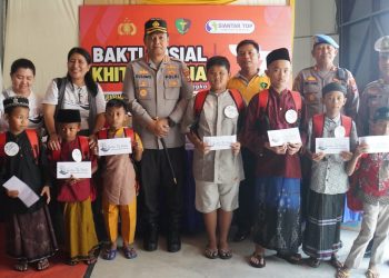 Polresta Sidoarjo Gelar Khitan Massal Ceria