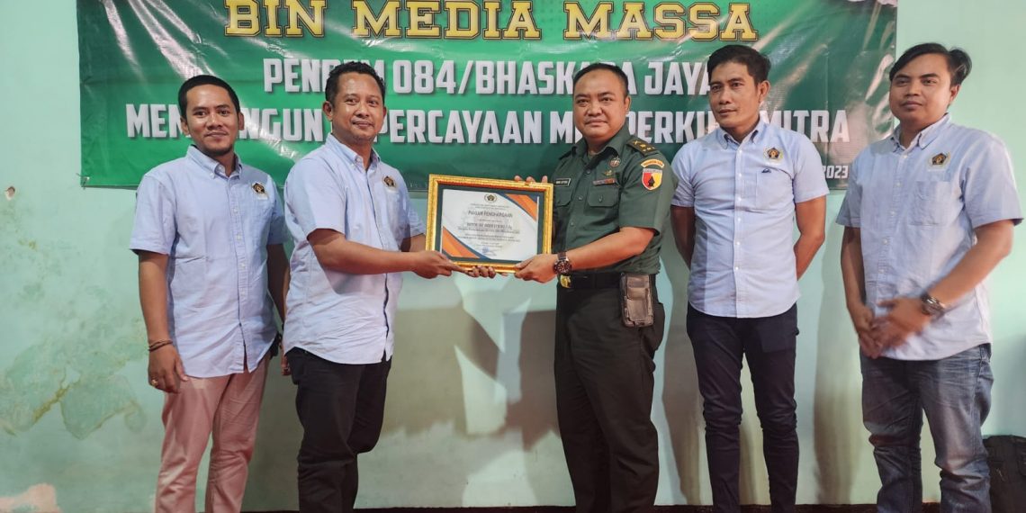 Korem 084/ Bhaskara Jaya Pererat Sinergi Bersama PWI Sidoarjo