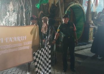 Ponpes Padepokan Utek Leso Modong Tulangan Gelar Pawai Ta’ aruf 1 Muharram 1445 H dan Haul KH Sahlan Tholib