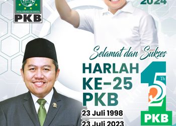 Achmad Amir Aslichin, Anggota F-PKB DPRD Provinsi Jatim Mengucapkan Selamat dan Sukses HARLAH Ke-25 PKB