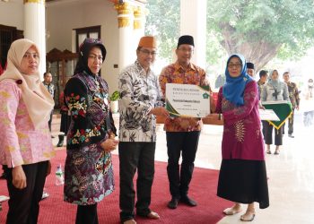 Bupati Sidoarjo Gelontor Rp 2,25 M Insentif dan Honor Nakes dan Kader Posyandu