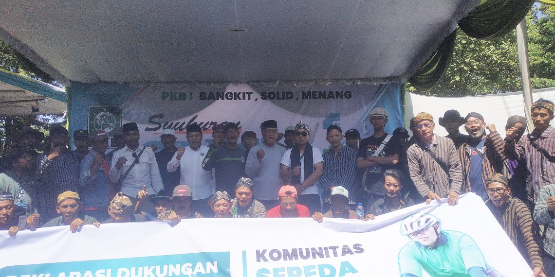 Komunitas Sepeda Onthel Sidoarjo Deklarasi Gus Muhaimin Iskandar Presiden RI 2024