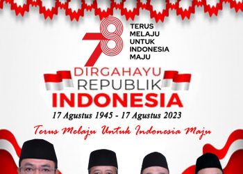Pimpinan dan Anggota DPRD Kabupaten Sidoarjo Mengucapkan Dirgahayu Republik Indonesia Ke-78