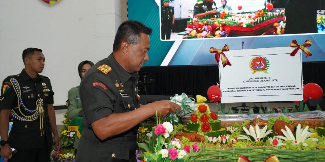 Korem 084/Bhaskara Jaya Rayakan Hari Ulang Tahun ke-57