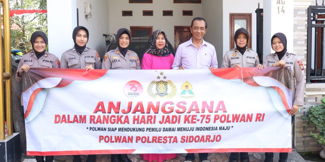 Srikandi Sidoarjo Anjangsana HUT Polwan Ke-75