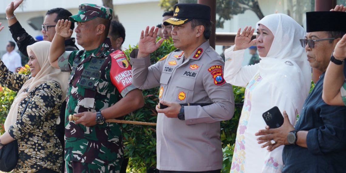 Danrem 084/BJ Pimpin Langsung Pengamanan Kunjungan Wapres RI di Surabaya