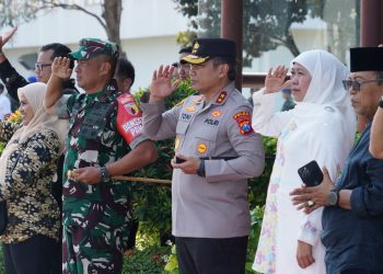 Danrem 084/BJ Pimpin Langsung Pengamanan Kunjungan Wapres RI di Surabaya