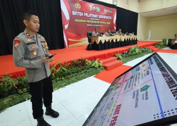 Polda Jatim Gelar Bintek Pelatihan Sispamkota Pemilu 2024