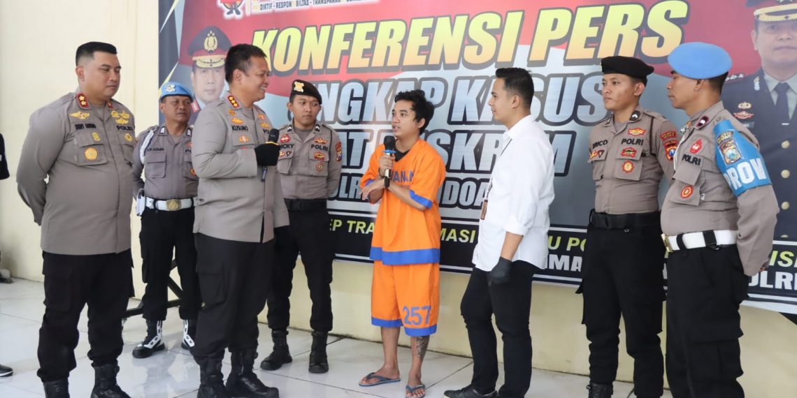 Hendak Perkosa Tetangga Sendiri, Pemuda Mabuk Ditahan Polresta Sidoarjo