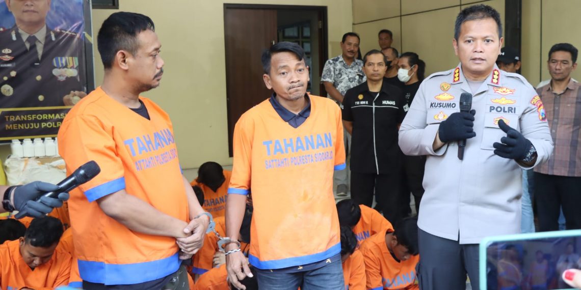 Polisi Sidoarjo Tangkap Empat TO Narkoba