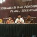 Sosialisasi Pendidikan Pemilih, Rahmat Muhajirin dan KPU Ajak Masyarakat Ramaikan Coblosan Pemilu 2024