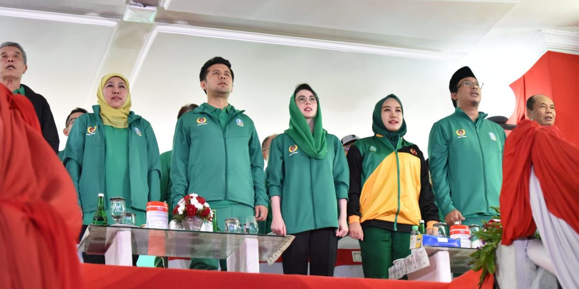 Gubernur Khofifah dan Bupati Gus Muhdlor Hadiri Opening Ceremony Porprov Jatim VIII