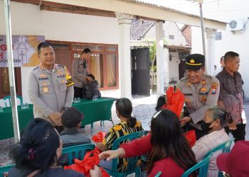 Polresta Sidoarjo Gelar Minggu Kasih di Rumah Ibadah Kristus Injil Sukodono