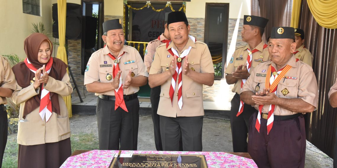 Wabup Sidoarjo H Subandi Resmikan Gedung Kwartir Ranting Pramuka Candi