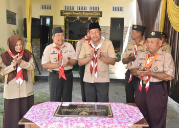 Wabup Sidoarjo H Subandi Resmikan Gedung Kwartir Ranting Pramuka Candi