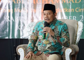 Wabup Subandi Beri Pesan Peringatan Maulid Nabi Muhammad SAW di Kletek Taman