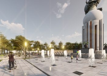 Bupati Gus Muhdlor Revitalisasi RTH Alun-alun Sidoarjo