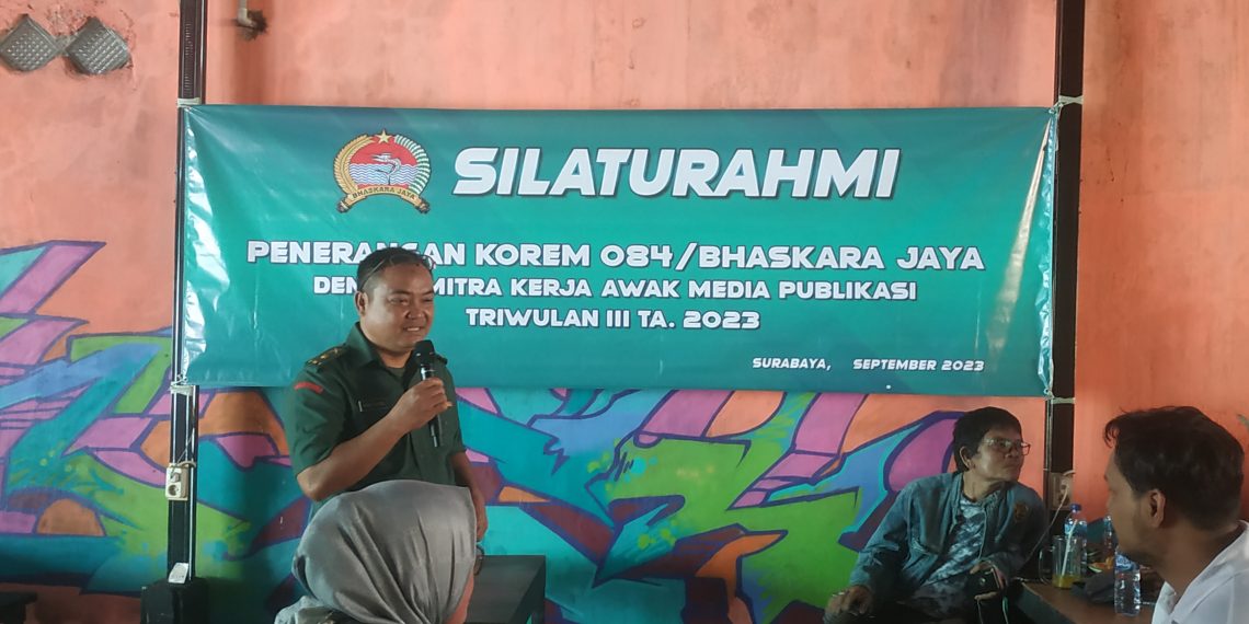 Perkuat Soliditas, Penerangan Korem 084/BJ Ajak Ngopi Bareng Awak Media