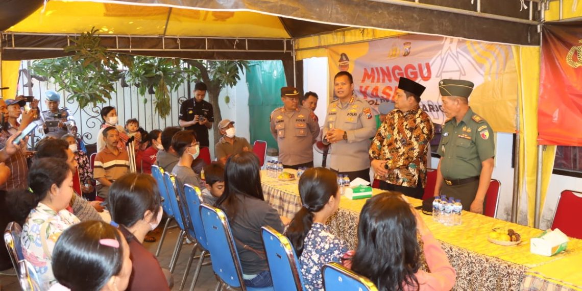 Polresta Sidoarjo Adakan Minggu Kasih di Rumah Ibadah Humas Saputro