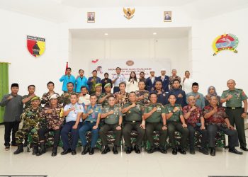Tim Monitoring dan Evaluasi serta Sosialisasi Diklat Bela Negara Sambangi Korem 084/BJ