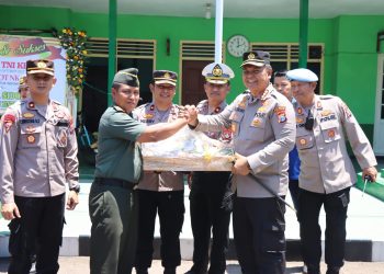 Polresta Sidoarjo Perkuat Sinergitas dalam Kunjungan HUT TNI Ke-78