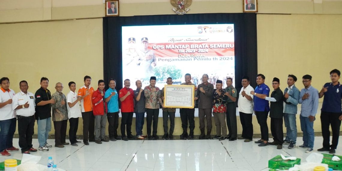 Parpol Sidoarjo Deklarasikan Damai untuk Pemilu 2024