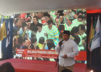 BHS Nobar Deklarasi dan Pendaftaran Capres Prabowo serta Cawapres Gibran ke KPU