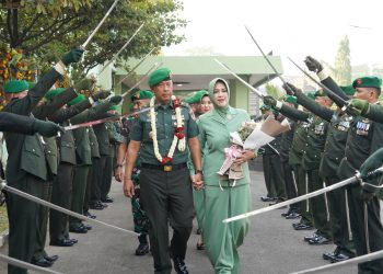 Korem 084/Bhaskara Jaya Gelar Tradisi dan Pisah Sambut Danrem