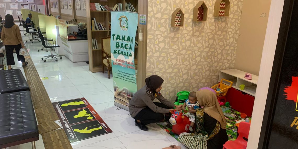 Polisi Sahabat Anak, Tunjang Kenyamanan Layanan MMPP Polresta Sidoarjo