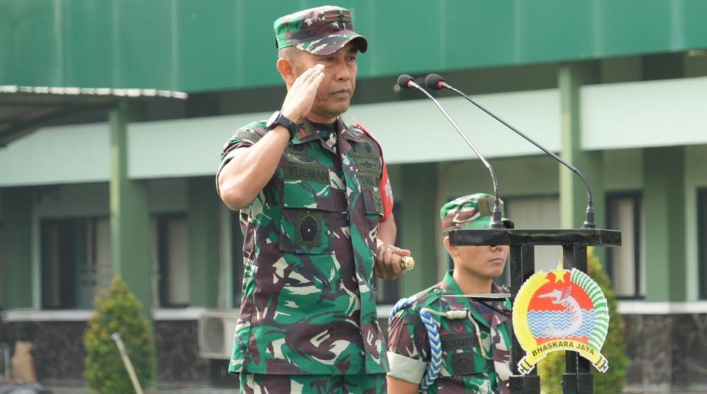 Danrem 084/BJ Pimpin Apel Gelar Pasukan Pengamanan Kunjungan Presiden RI