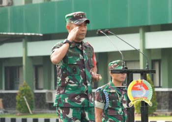 Danrem 084/BJ Pimpin Apel Gelar Pasukan Pengamanan Kunjungan Presiden RI