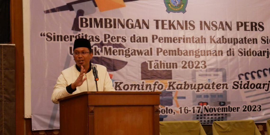 Sinergi Pentahelix, Bupati Gus Muhdlor Minta Pers Kawal Pembangunan Sidoarjo