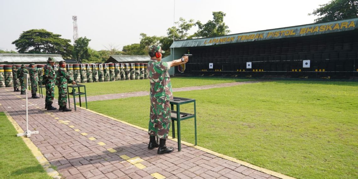 Korem 084/BJ Gelar Latihan Menembak Senapan dan Pistol